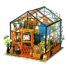 marque generique - Dollhouse En Bois Mini Maison Artisanat BRICOLAGE Modèle  Kits avec des Meubles et Accessoires de Construction À La Main Kit de Noël  Cadeaux - Poupées - Rue du Commerce