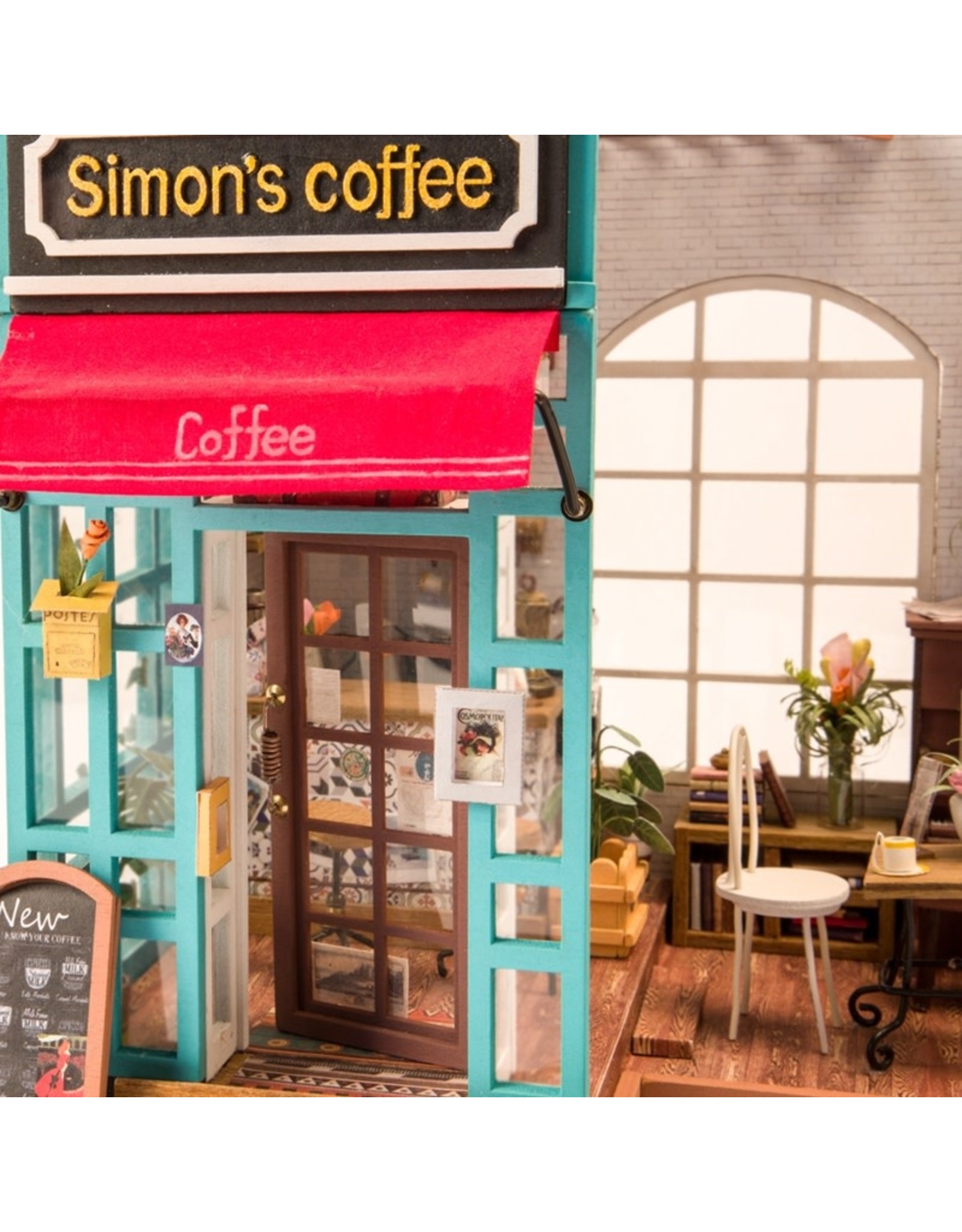 Rolife Simon's coffee DG109 - Rolife DIY Miniature Dollhouse