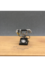 Téléphone ancien (résine) miniature 1:12