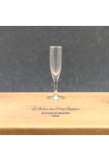 Flûte à champagne en verre