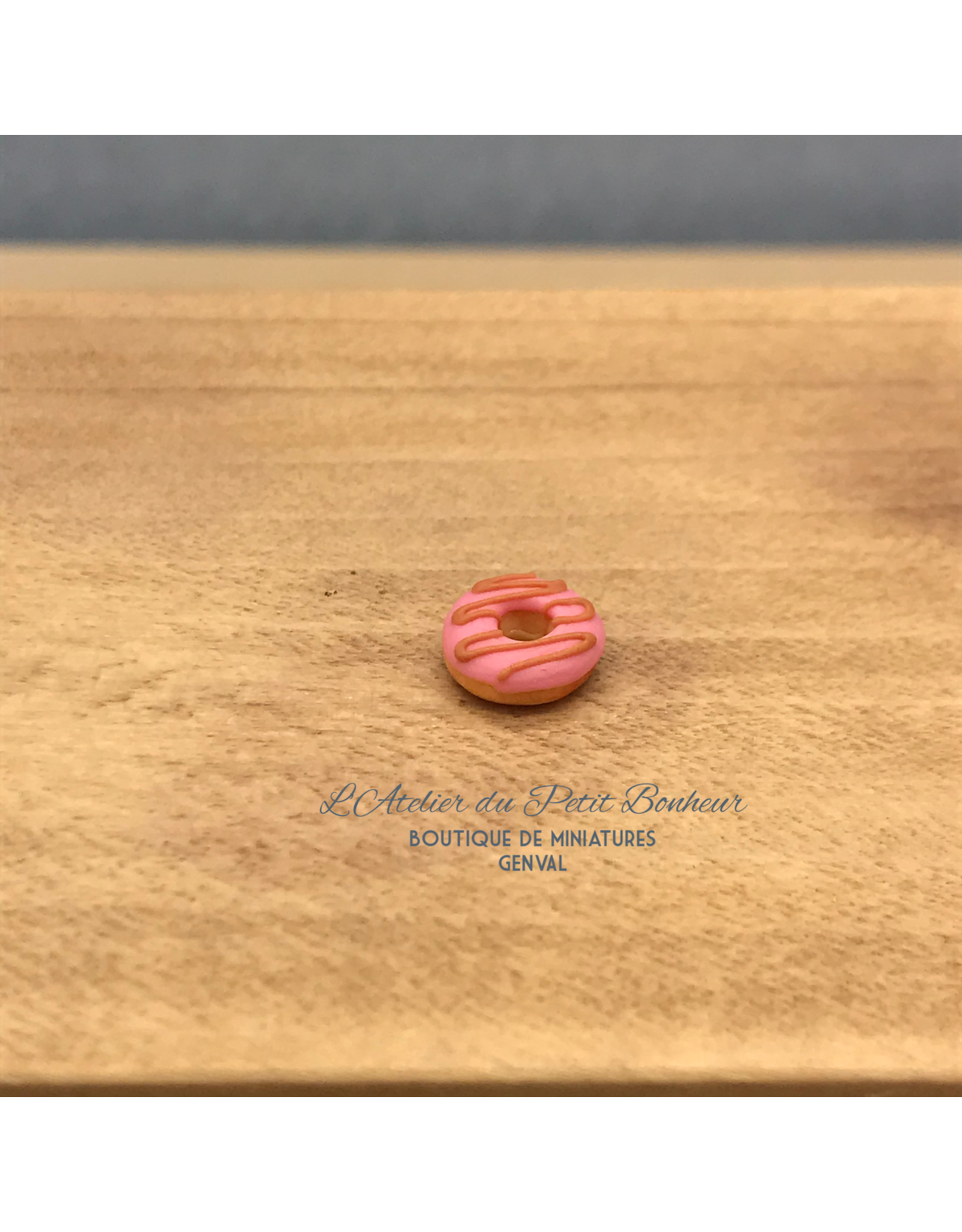 Donut rose miniature 1:12