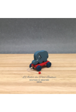 Eléphant à roulettes miniature 1:12