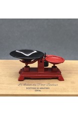 Balance rouge miniature 1:12