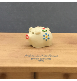 Tirelire cochon miniature 1:12