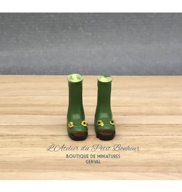 Bottes grenouilles miniatures 1:12