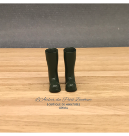 Bottes vertes miniatures 1:12