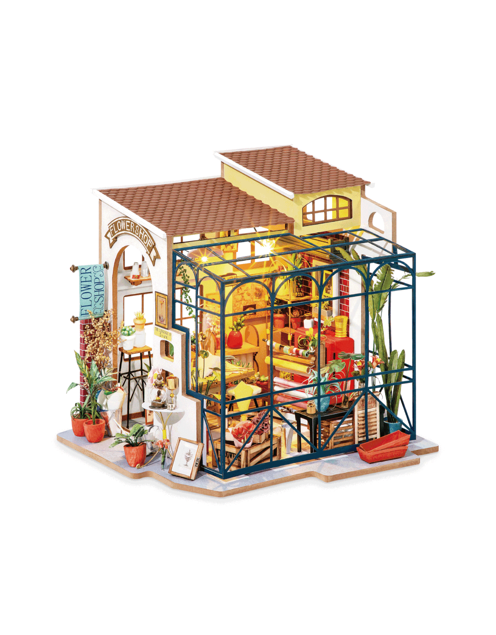 Rolife Emily’s Flower Shop DG145 - Rolife DIY Miniature Dollhouse