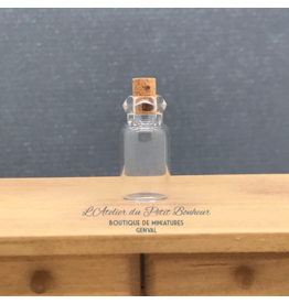 Fiole en verre (petite) miniature 1:12