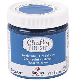 Rayher Peinture Chalky Finish 118 ml Bleu azur 374