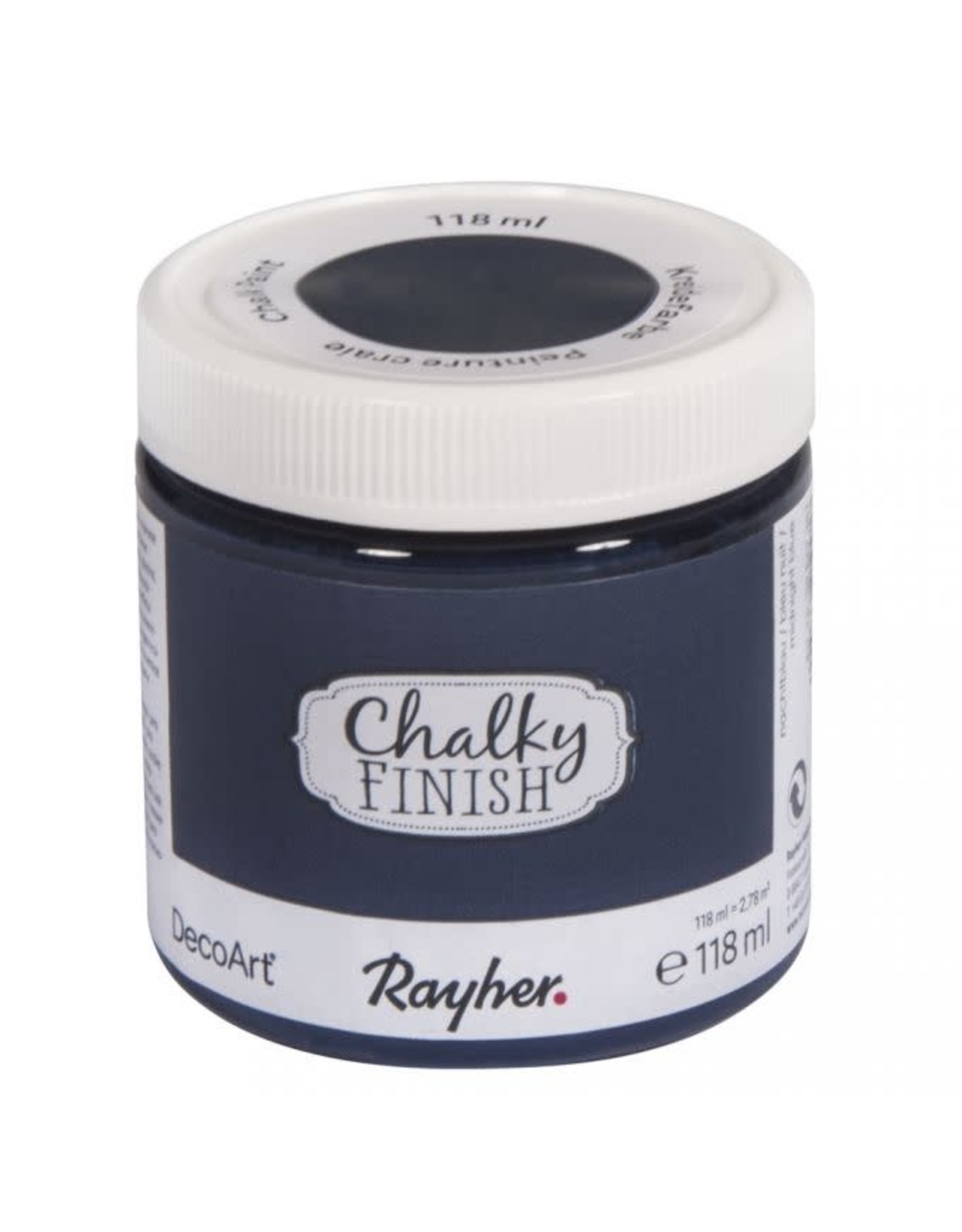 Rayher Peinture Chalky Finish 118 ml Bleu nuit 387