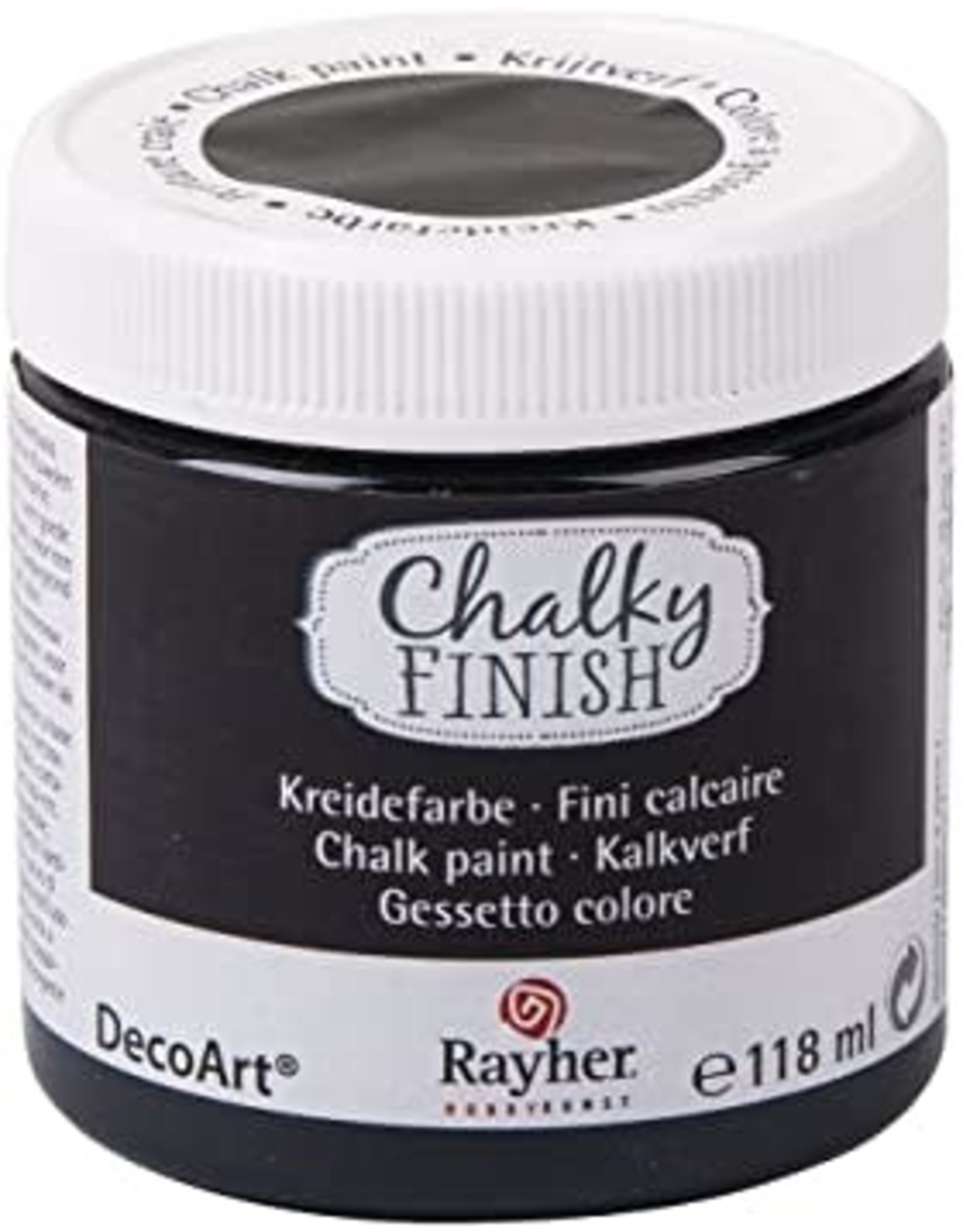 Rayher Peinture Chalky Finish 118 ml Bois ébène 574