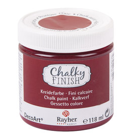 Rayher Peinture Chalky Finish 118 ml Rouge bourgogne 297