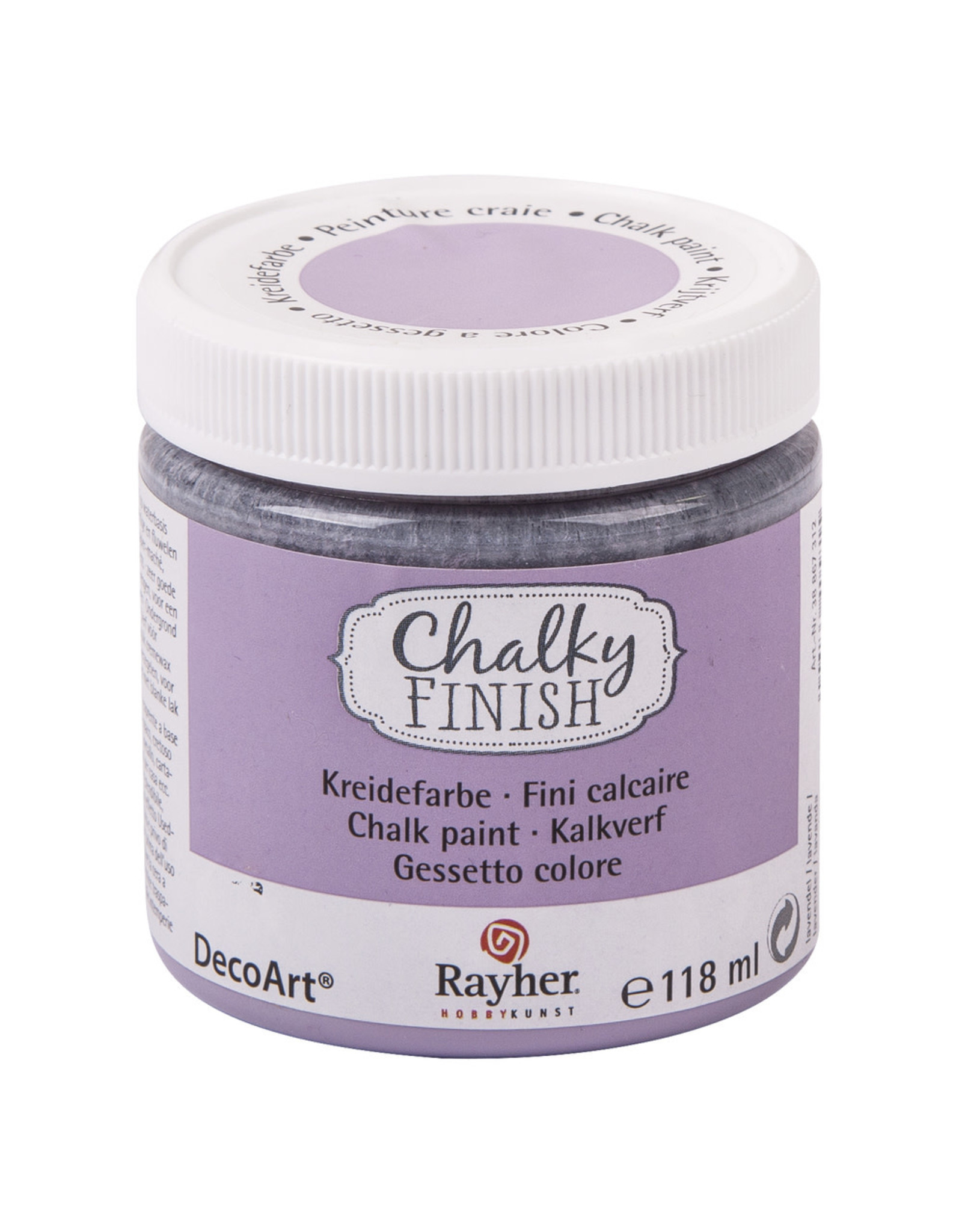 Rayher Peinture Chalky Finish 118 ml Lavande 312