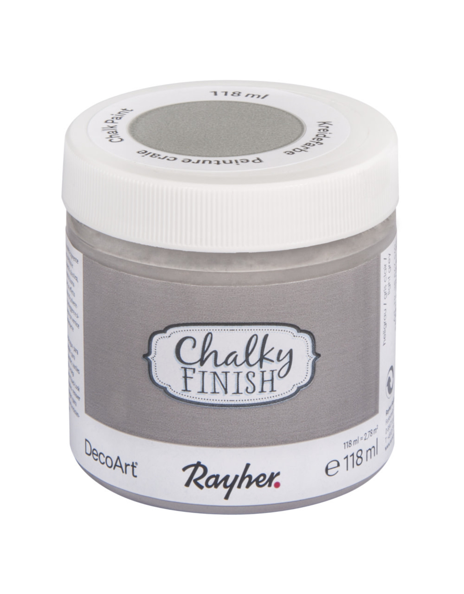 Rayher Peinture Chalky Finish 118 ml Gris clair 560