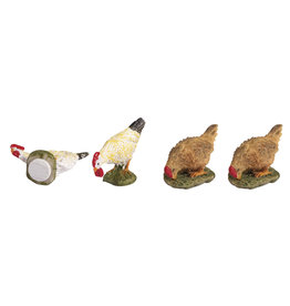 Rayher Poules (4) miniatures 1:12