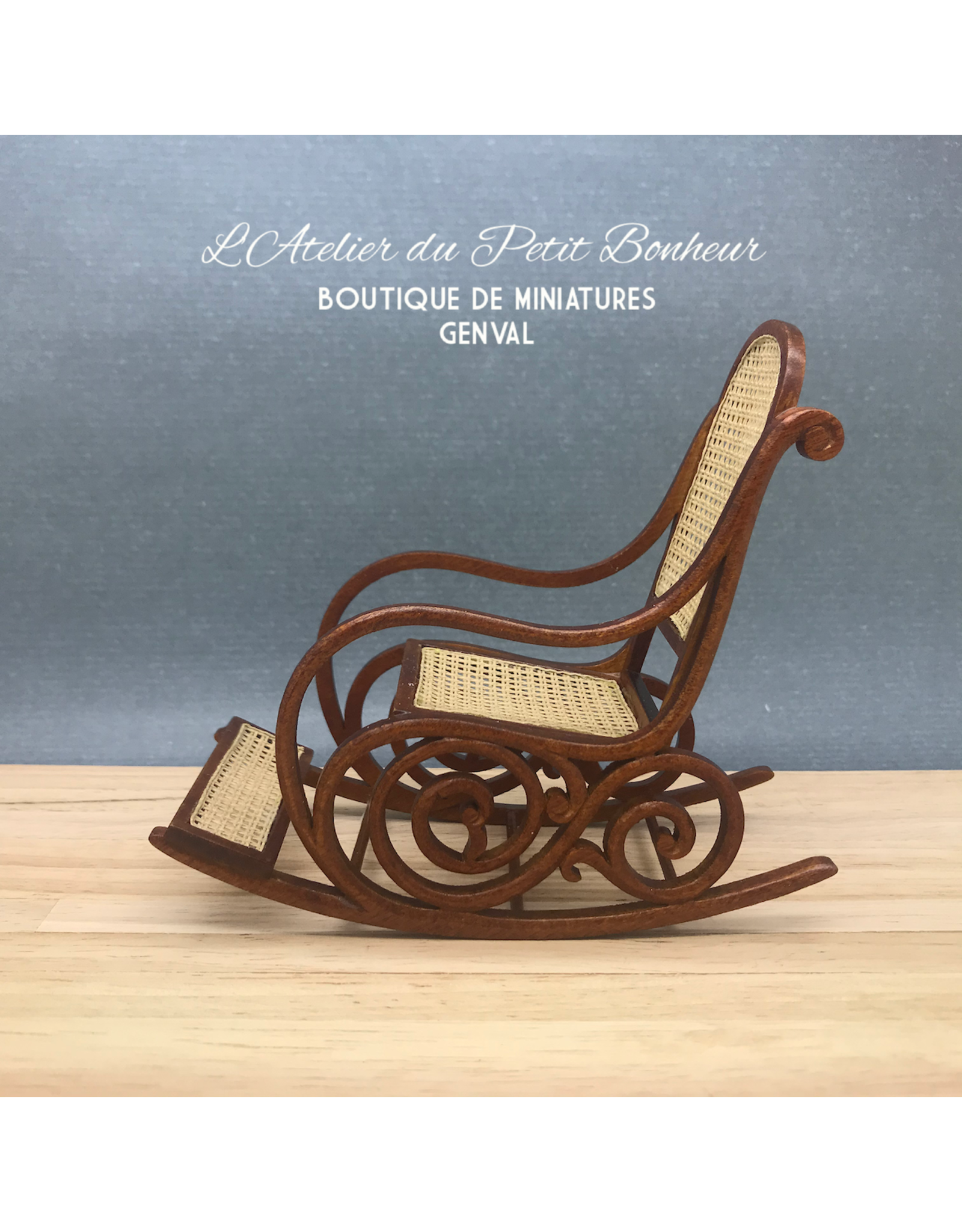 Rocking-chair prestige miniature 1:12