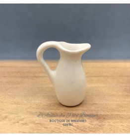 CP Prestige Ceramics (UK) Cruche blanche miniature 1:12