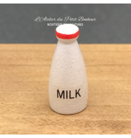 Bouteille de lait miniature 1:12