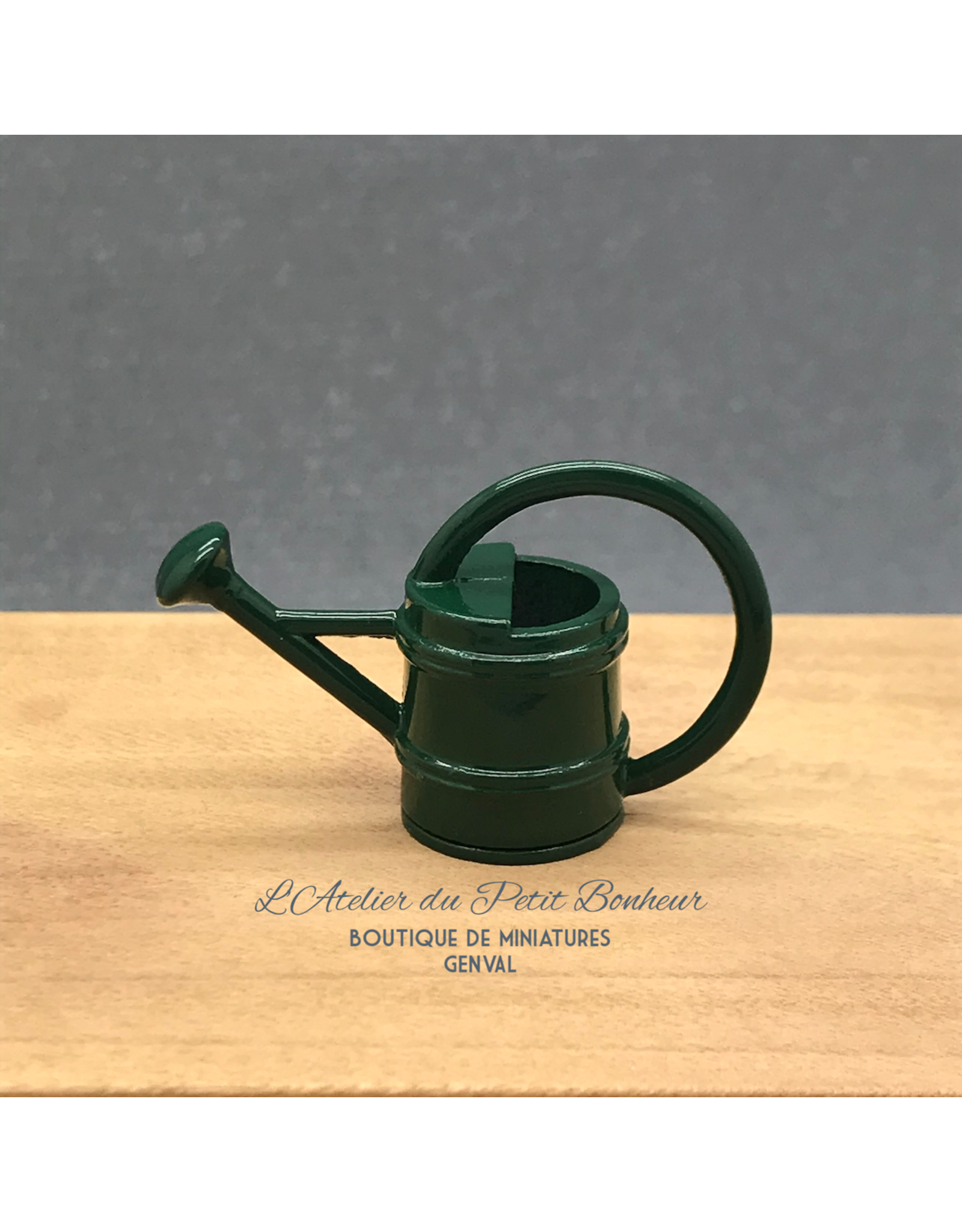 Arrosoir vert miniature 1:12