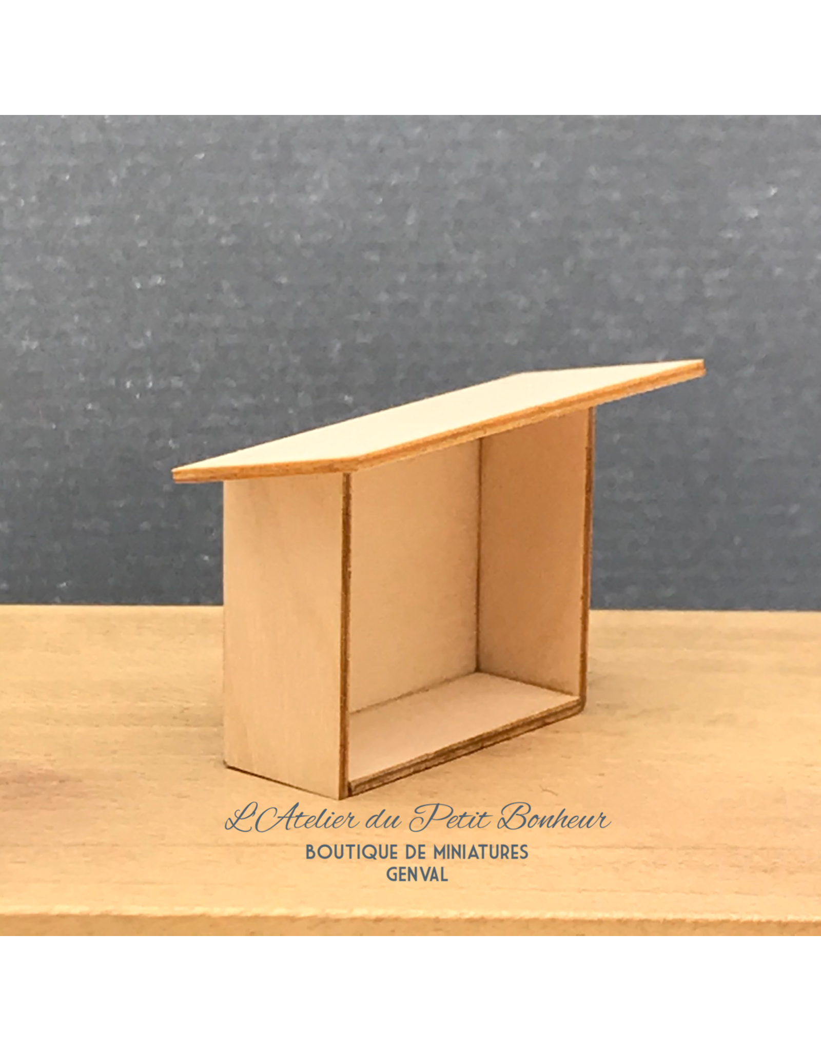 Mini crèche en bois miniature 1:12