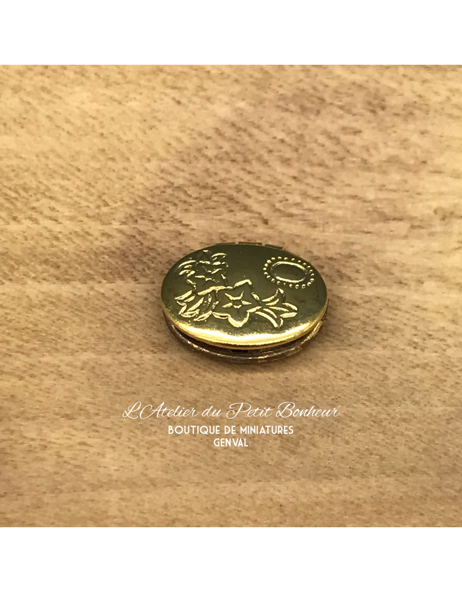 Poudrier miniature 1:12
