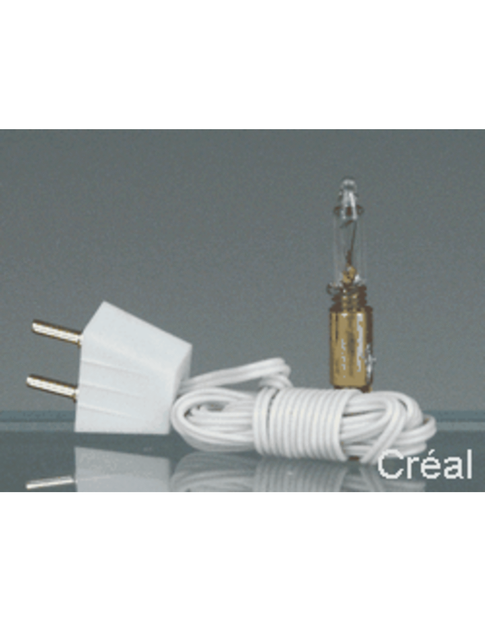 Deux ampoules flammes avec douille, câble et prise