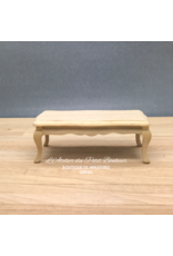 Table basse rectangulaire miniature 1:12