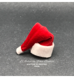 Chapeau de Noël miniature 1:12