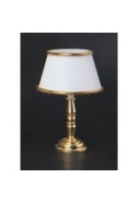 Miniature Lighting Co. Lampe sur table pied doré miniature 1:12