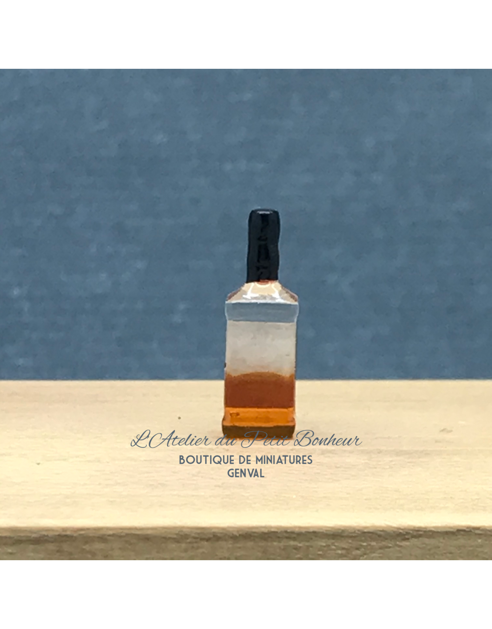 Bouteille de whisky miniature 1:12