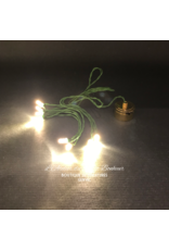 Guirlande de Noël LED blanche (8 ampoules) miniature 1:12