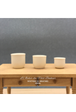 CP Prestige Ceramics (UK) Cache-pot blanc (Moyen) miniature 1:12
