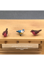 Oiseaux (3) miniatures 1:12