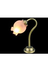 Lampe de bureau tulipe miniature 1:12