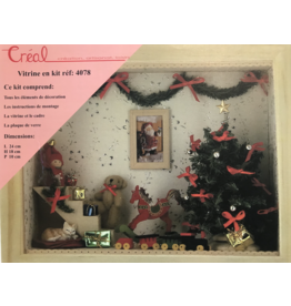 Créal Petite vitrine en kit "Noël" miniature 1:12