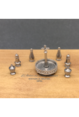 Ensemble de flacons de table miniature 1:12