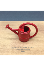 Arrosoir rouge miniature 1:12