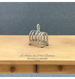 Phoenix Model Developments Support pour toasts argenté miniature 1:12