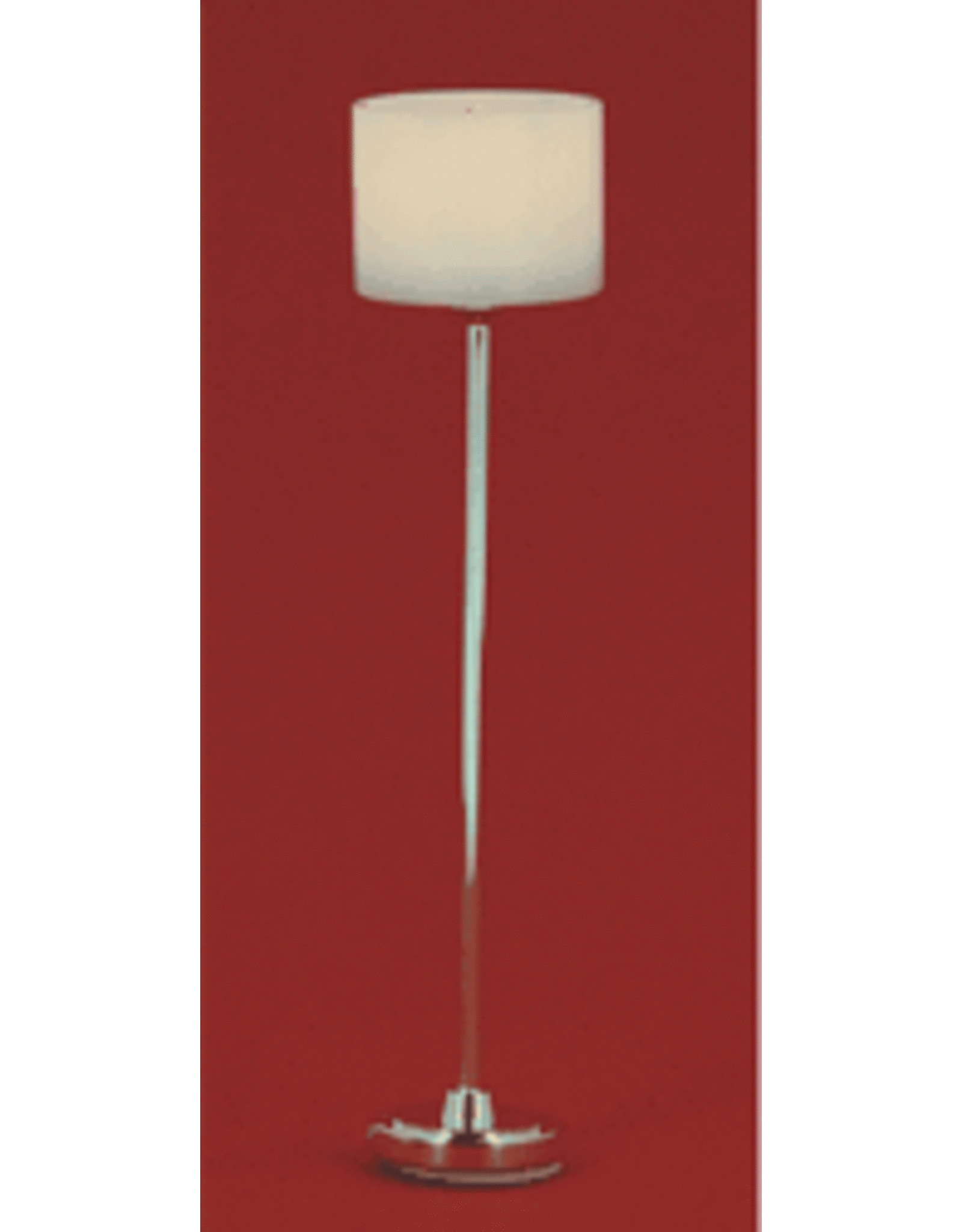 Lampadaire moderne blanc miniature 1:12