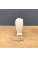 Vase blanc miniature 1:12