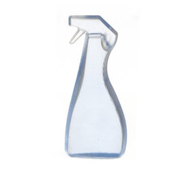 Flacon de spray nettoyant bleu miniature 1:12