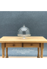 Dôme à gâteau rond (plastique) miniature 1:12