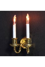 Applique double bougies SA miniature 1:12
