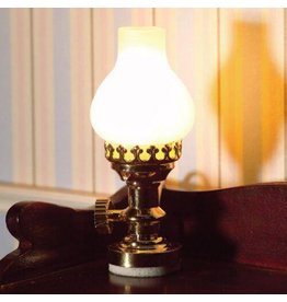 Lampe à huile dorée Emporium miniature 1:12