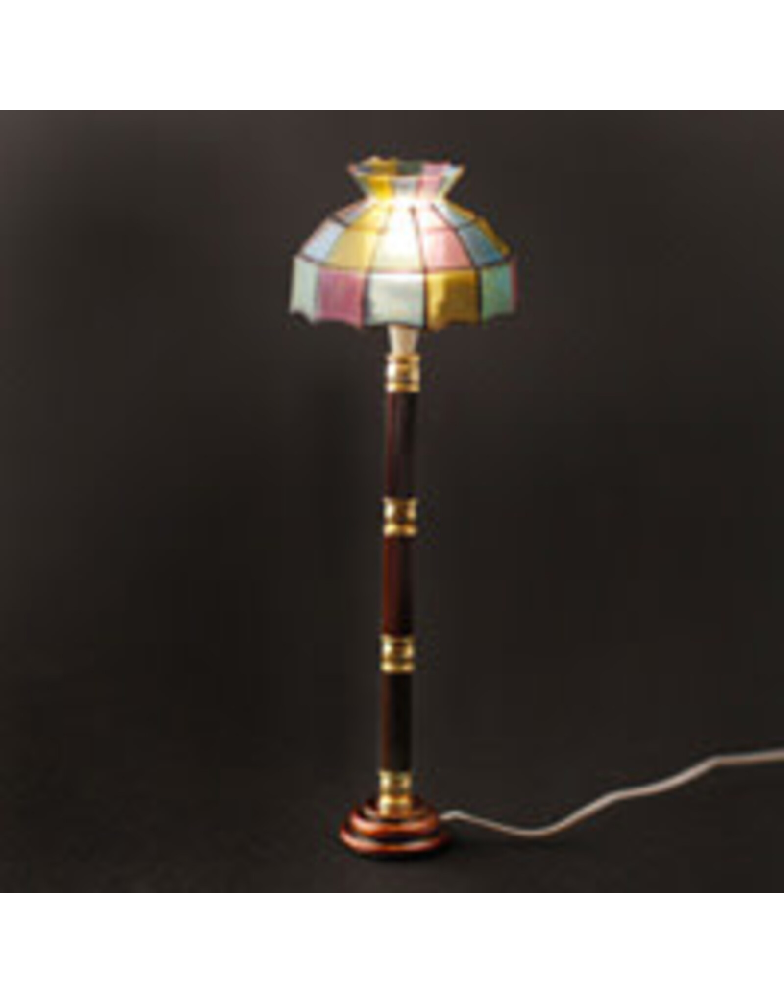 Miniature Lighting Co. Lampadaire Tiffany miniature 1:12