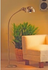 Lampe moderne sur pied orientable miniature 1:12