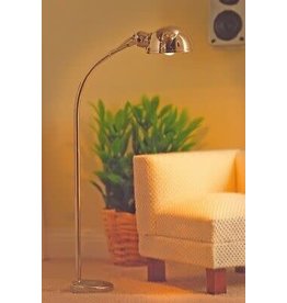 Lampe moderne sur pied orientable miniature 1:12