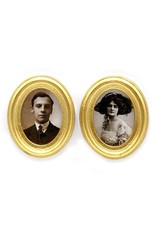 Portraits style Edwardien (homme & femme) miniatures 1:12