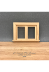 Petite fenêtre ouvrante (2 battants) miniature 1:12
