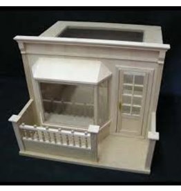 Petite vitrine pour collection de miniatures, en bois finition rustique -  Tourlonias